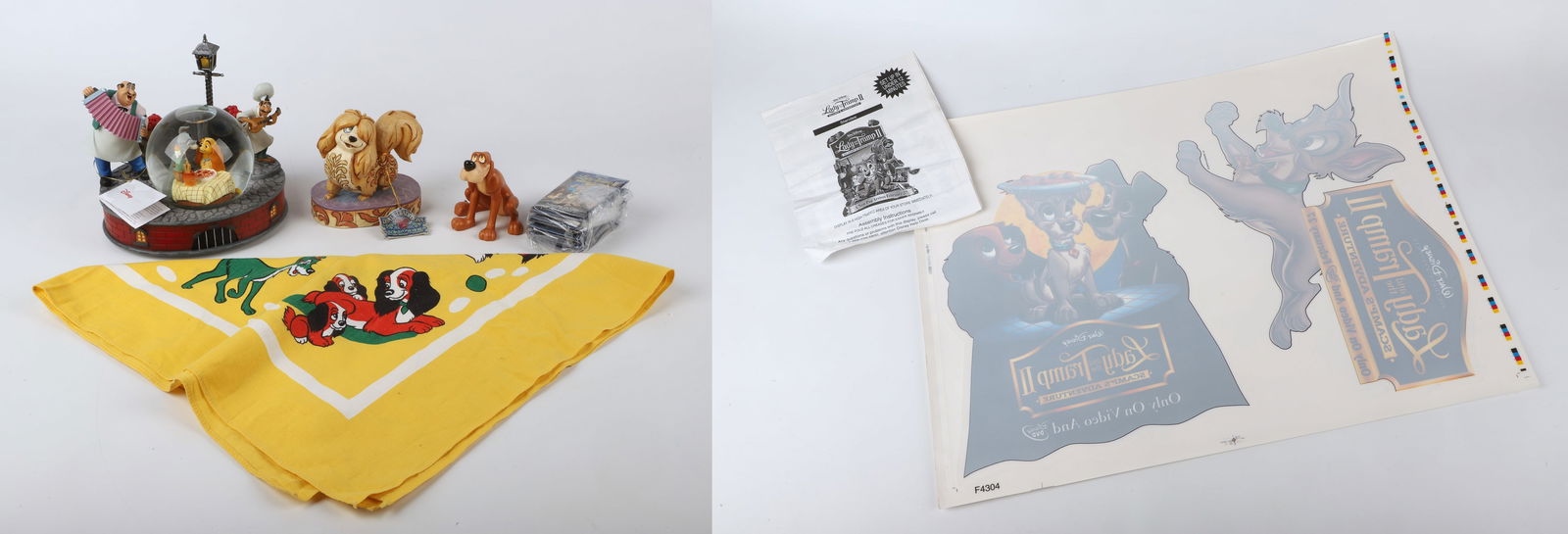 Lot of Disney Lady & the Tramp items (1 of 5)