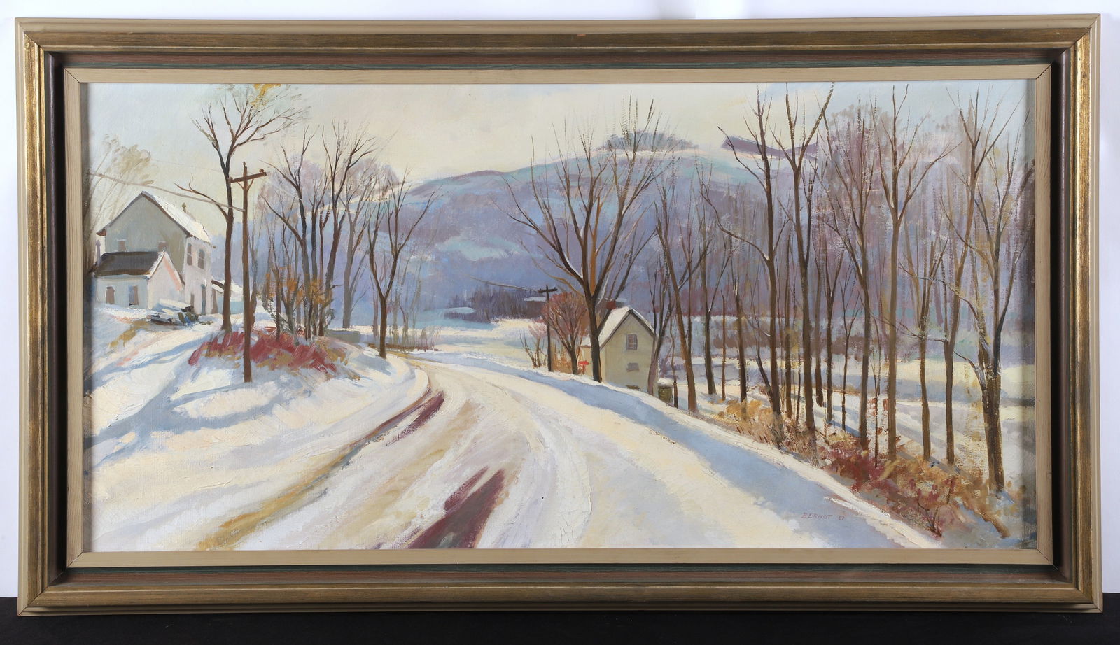 Bayard Berndt "Woodale Quarry, Winter" (1 of 3)