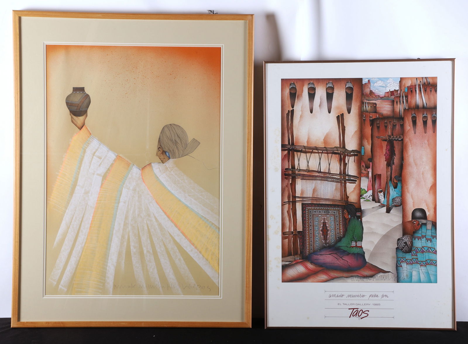 Amado Maurilio Pena "Native American with Pot" (1 of 4)