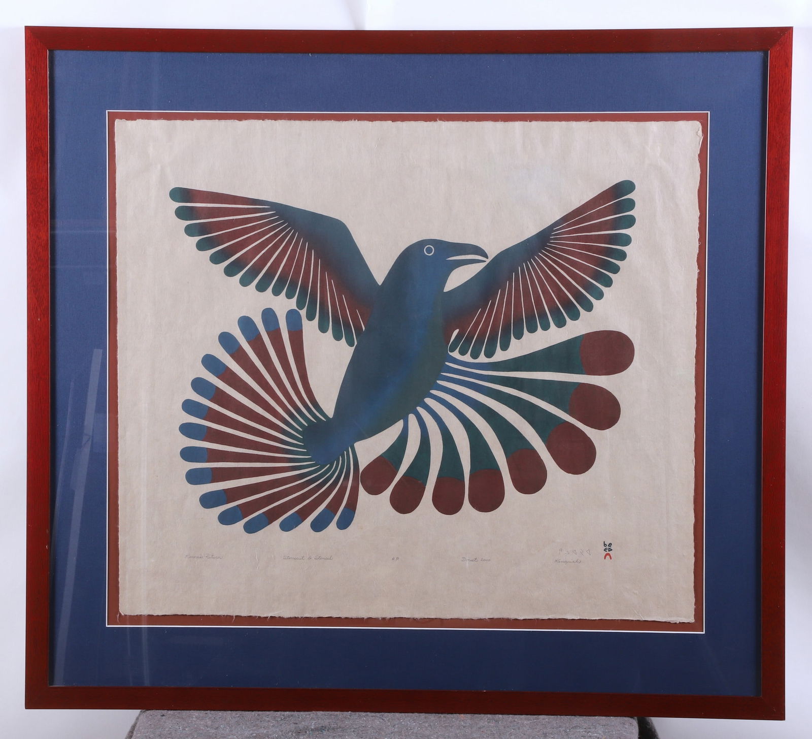 Kenojuak Ashevak "Raven's Return" (1 of 3)