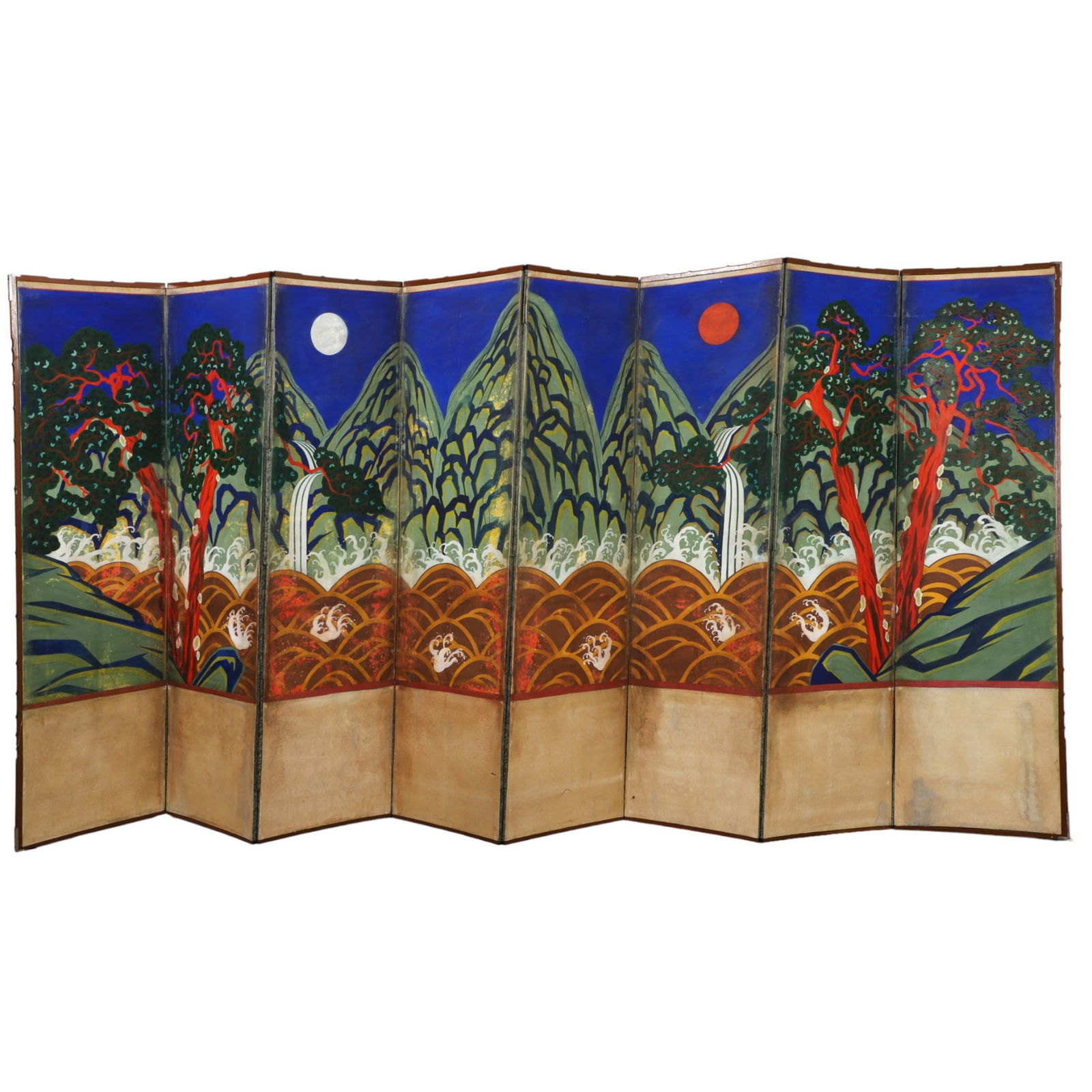 8-panel Korean screen or Irworobongdo (1 of 20)
