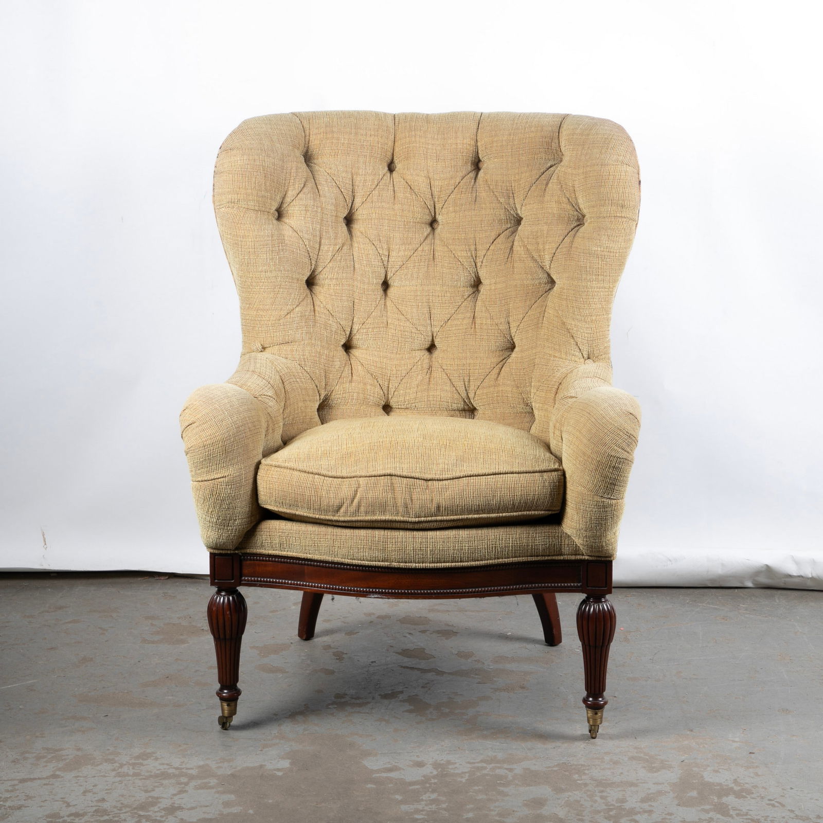 Southwood tufted wing chair (1 of 5)