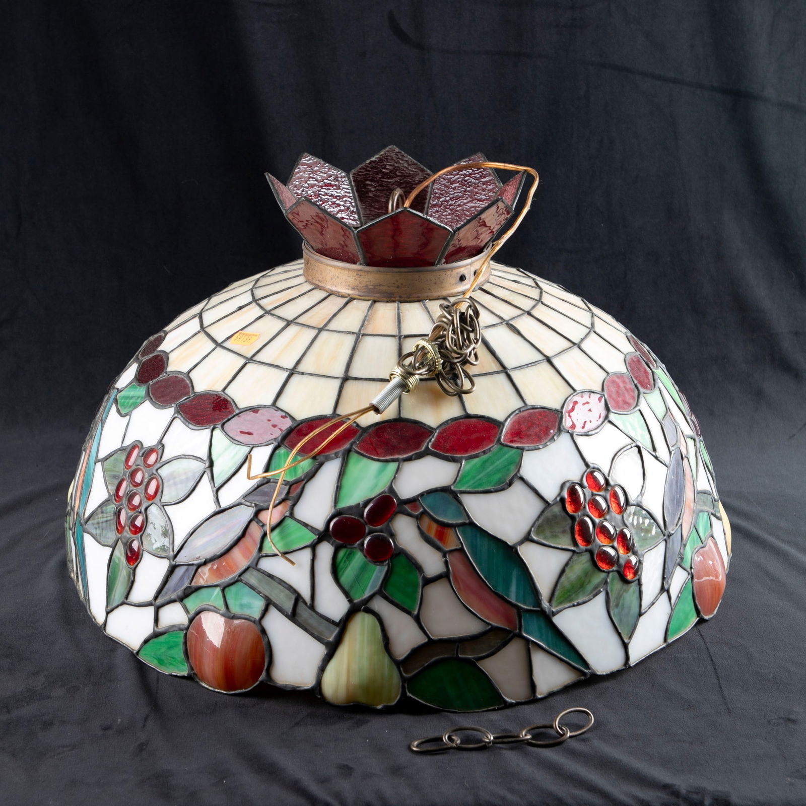 Stained glass hanging lamp (1 of 3)