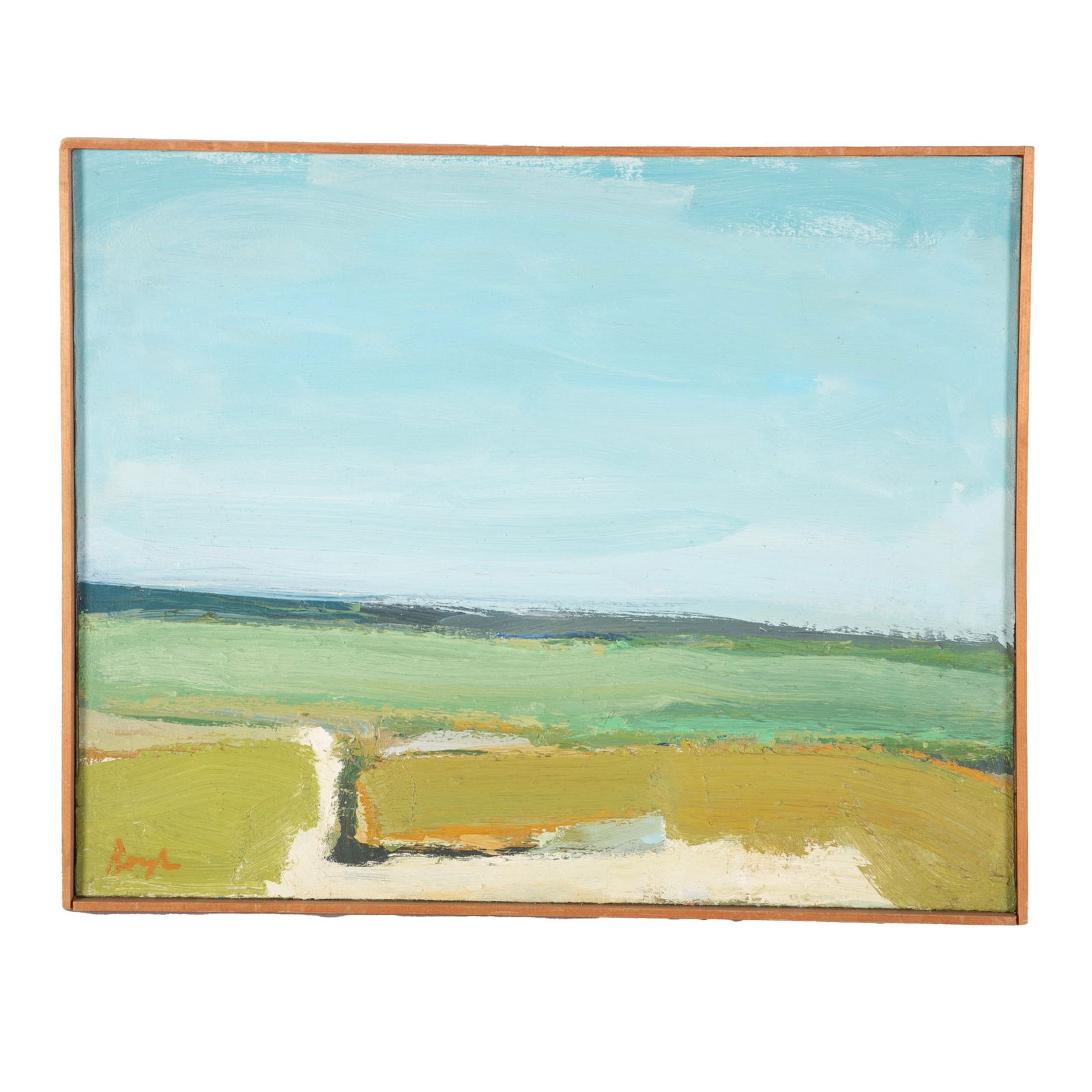 Jeffrey Boys Abstract Landscape Painting (1 of 3)