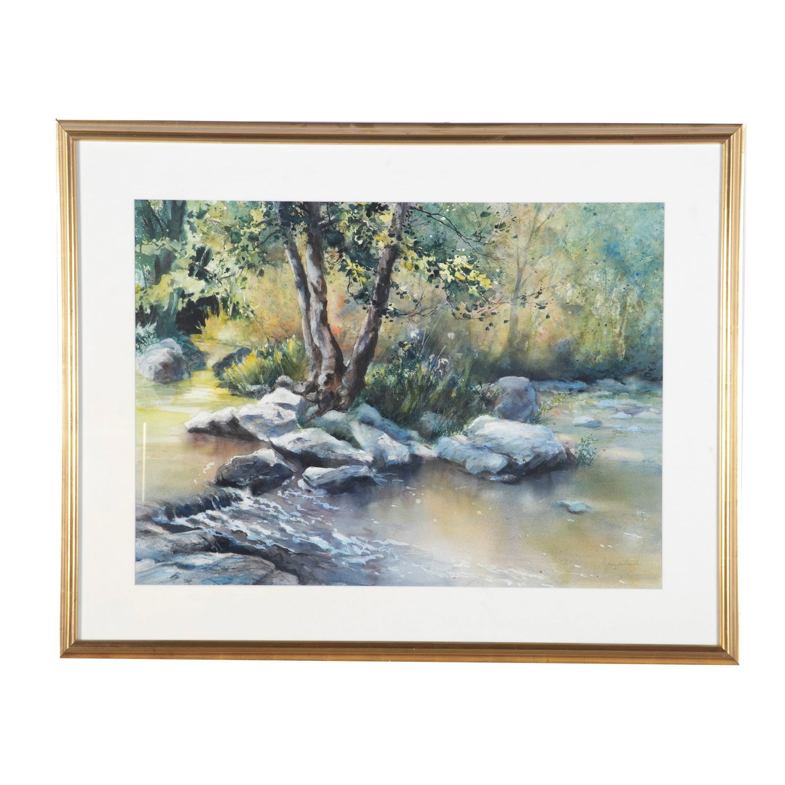 Judy Antonelli Watercolor "Brandywine Creek" (1 of 3)
