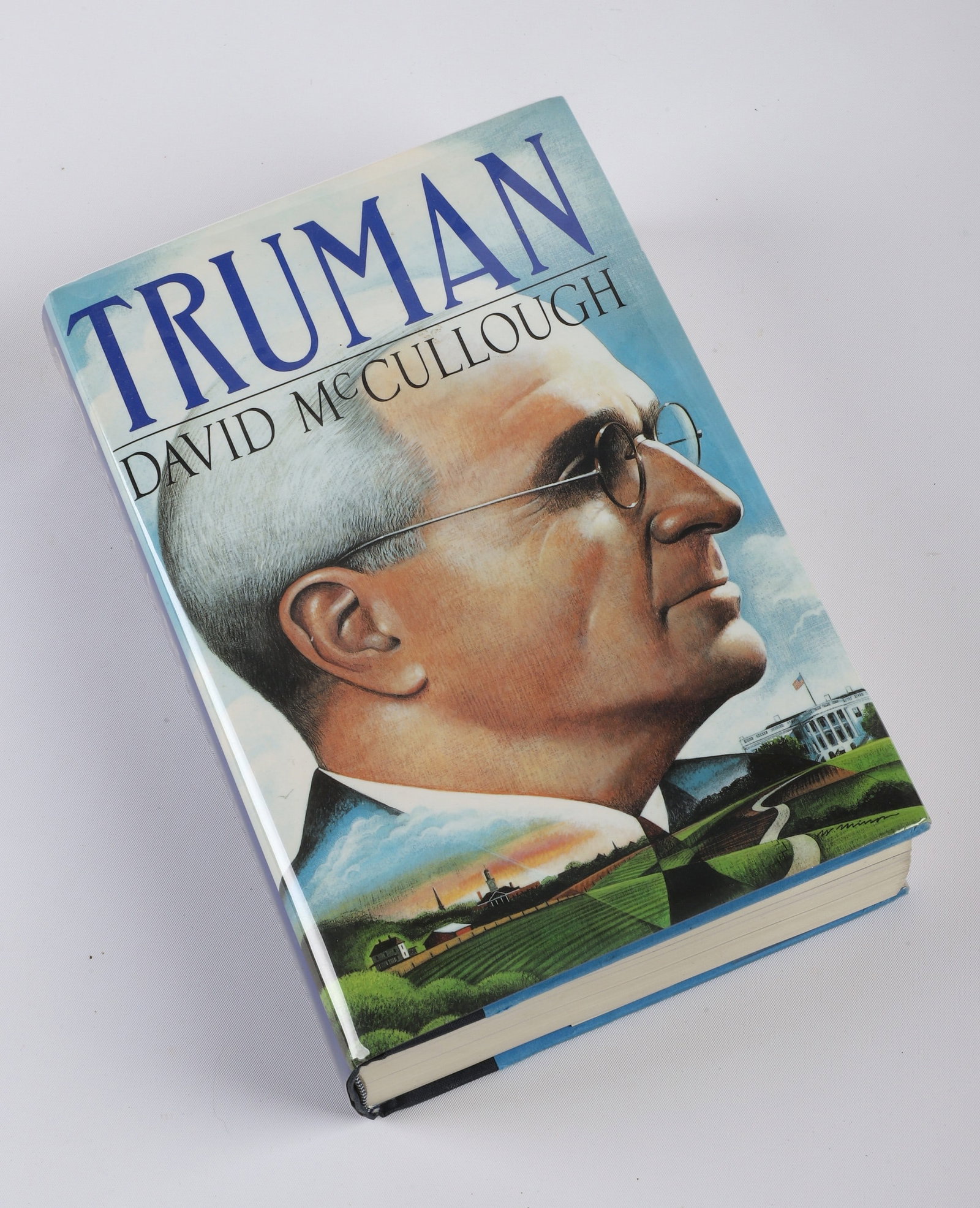Truman by David McCullough: A first edition of Truman by David McCullough, signed by McCullough on the title page. The original catalog sheet from Bauman Rare Books accompanies this item and describes it as "fine".