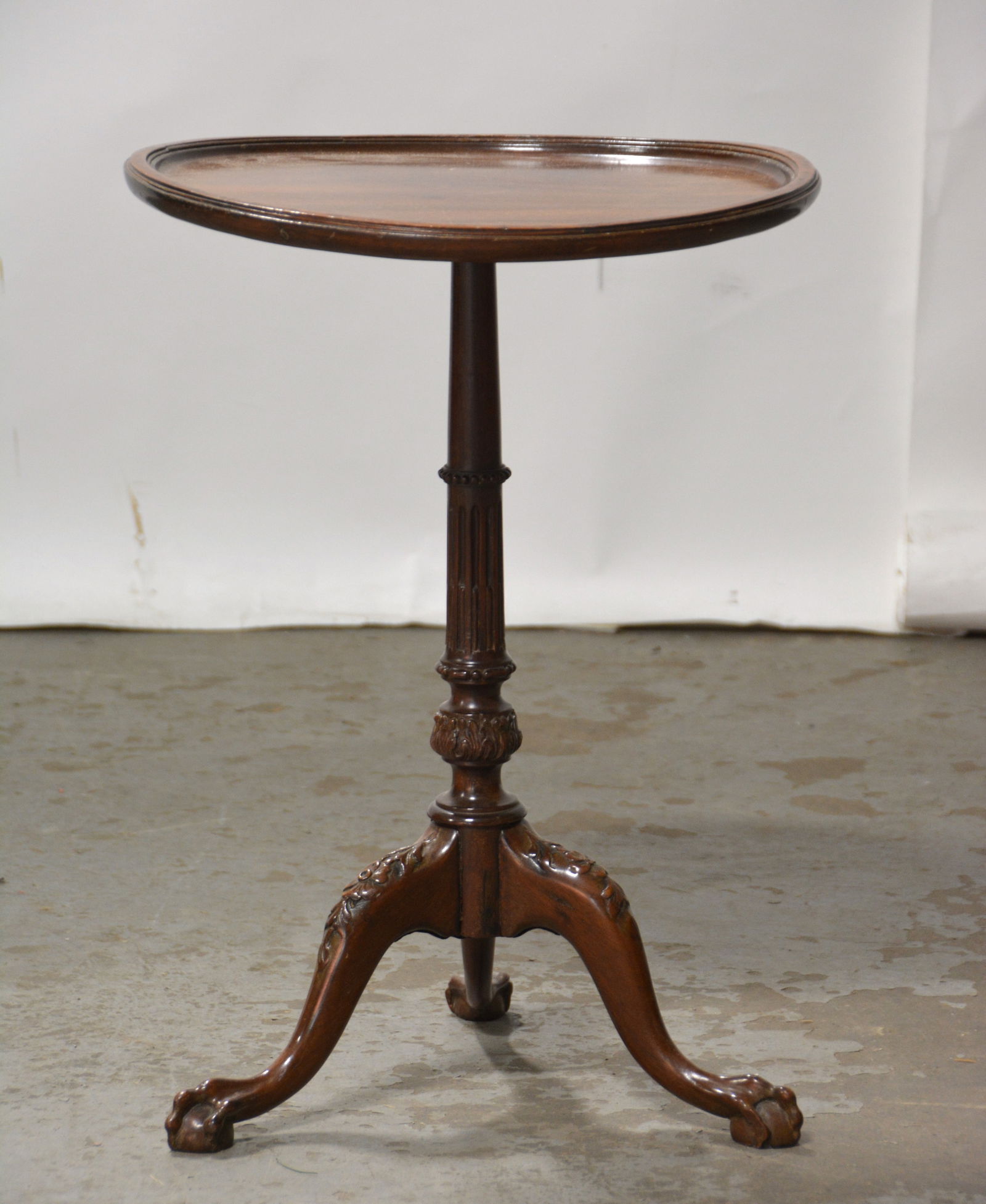Walnut candle stand (1 of 4)