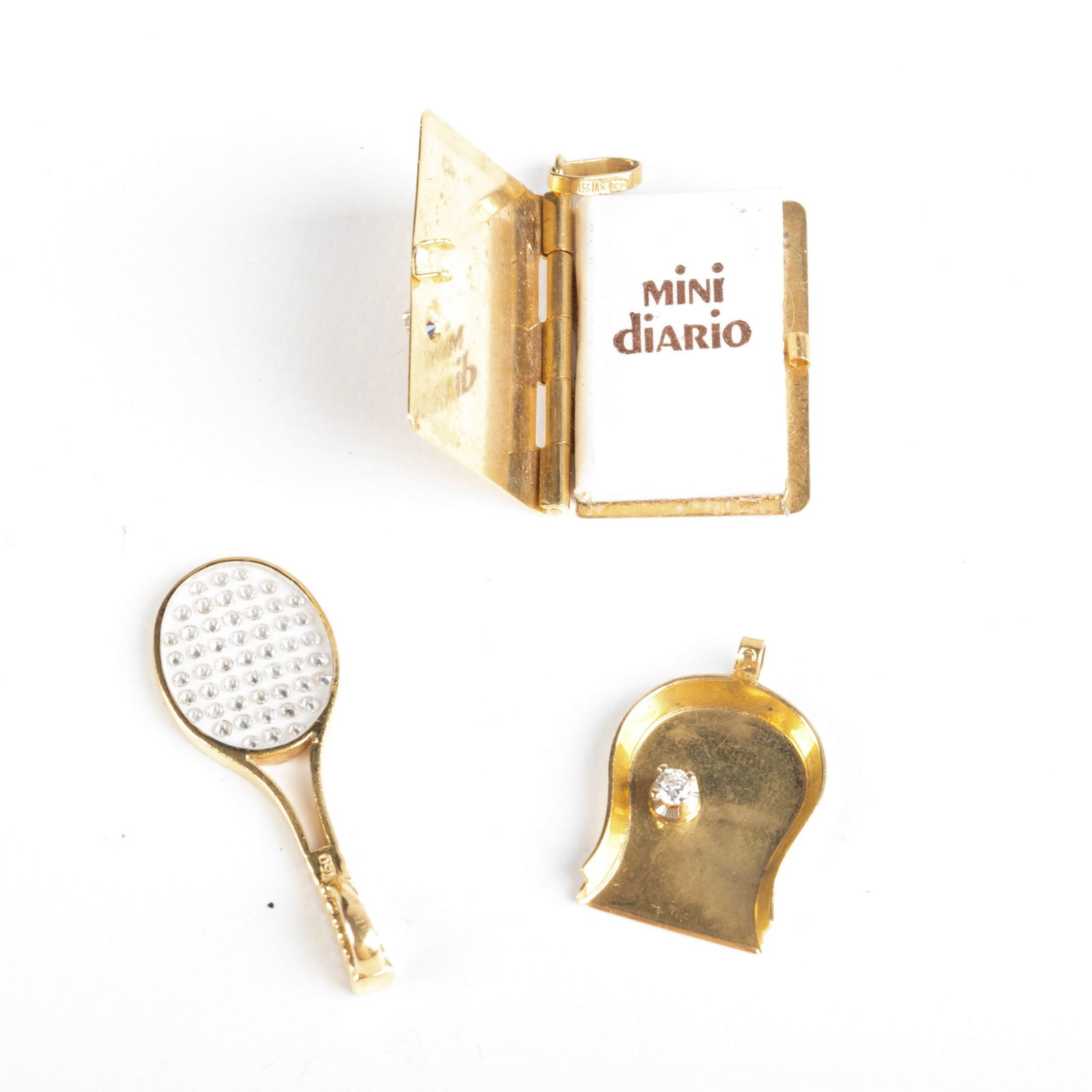 (3) 18K Yellow Gold Charms (1 of 5)