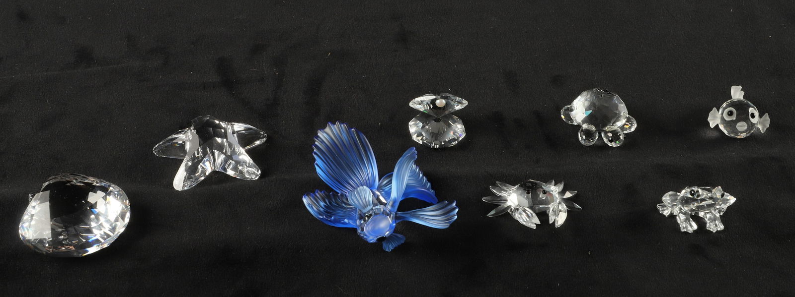 (8) Swarovski crystal sea life figures (1 of 1)