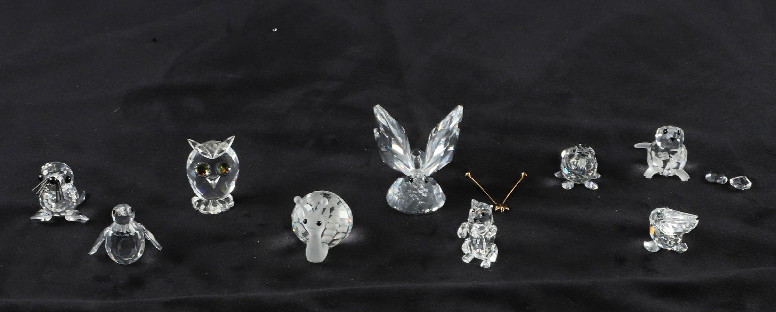 (9) Swarovski crystal animal figures (1 of 1)