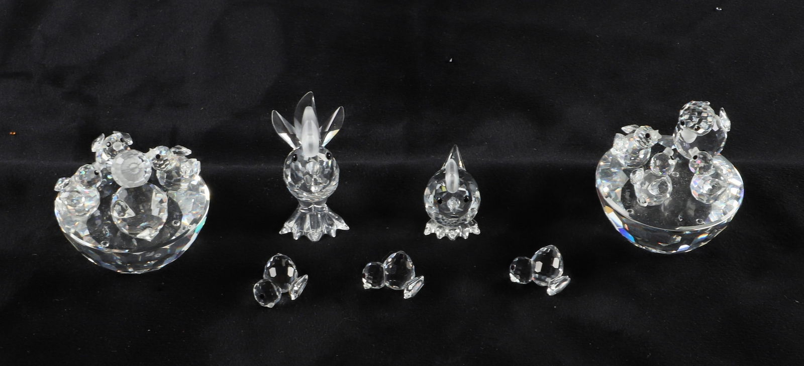 (7) Swarovski crystal bird figures (1 of 1)