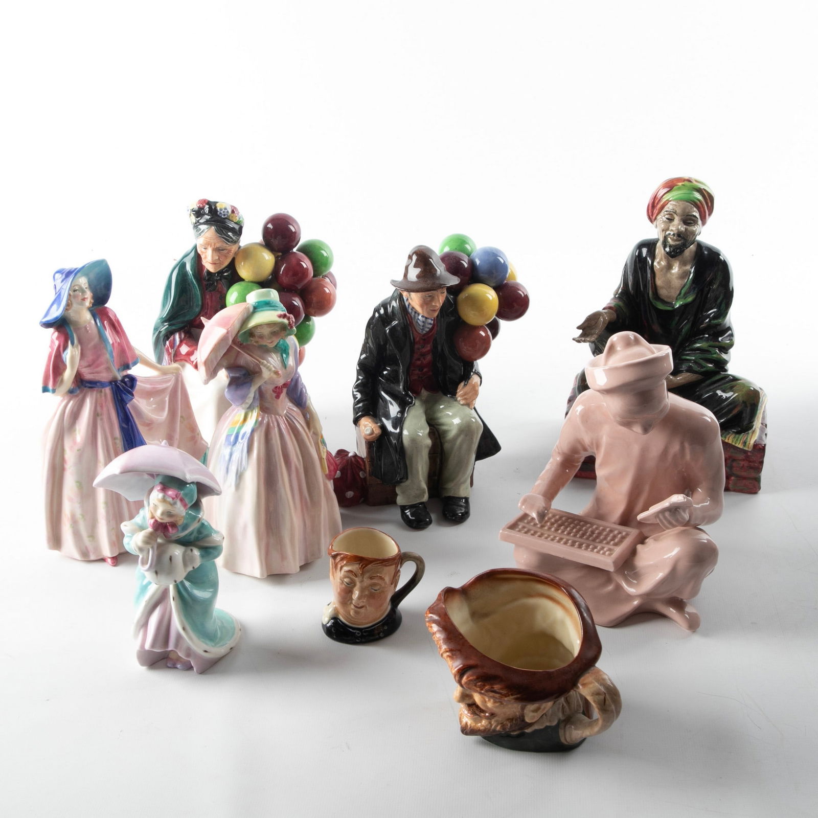 (10) Porcelain figures, mostly Royal Doulton (1 of 5)