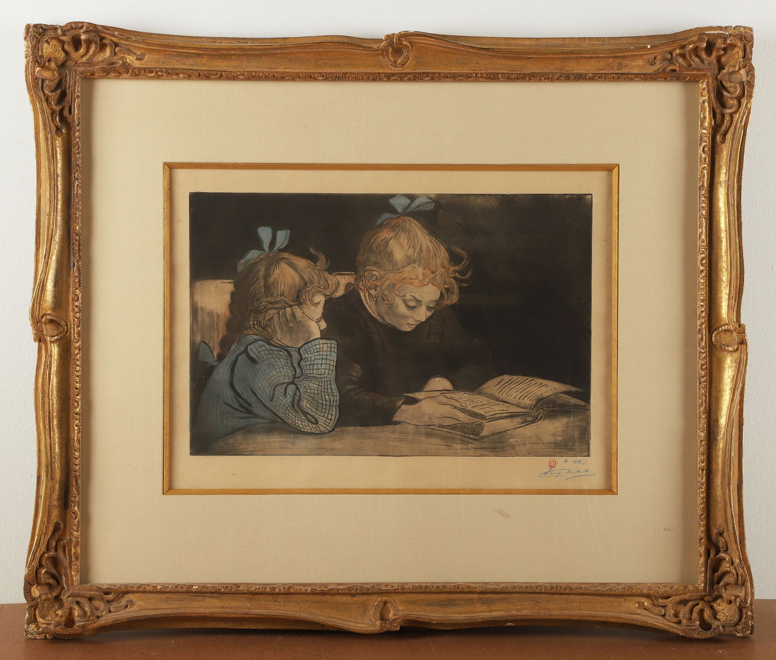 Eugene Delatre "La Lecture" (1 of 4)