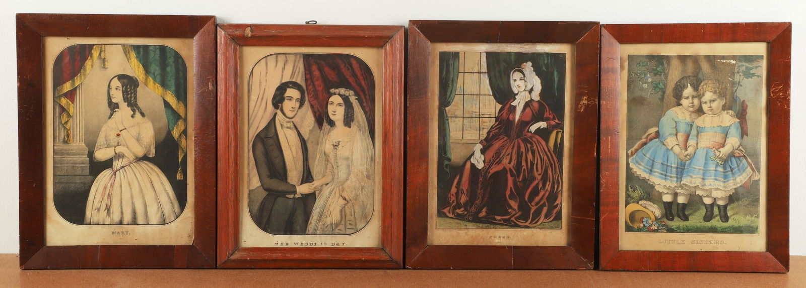 Currier & Ives (4) Framed Prints (1 of 3)