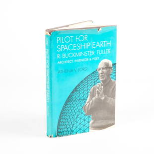 A book on Buckminster Fuller, signed by Fuller: Pilot for Spaceship Earth: R. Buckminster Fuller Architect, Inventor & Poet by Athena V. Lord (New York and London, 1978). Inscribed and signed by Fuller on the FFEP. No signed copies of this book app