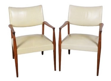 Pair of Stow & Davis open armchairs (1 of 6)