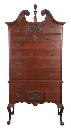 Bair's Walnut (2) piece highboy (1 of 12)