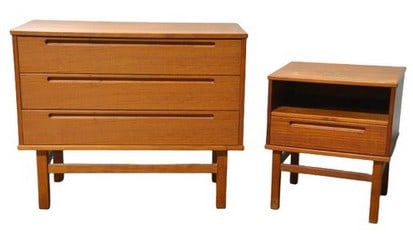 (2) Piece Nils Jonsson Mobler furniture lot (1 of 6)