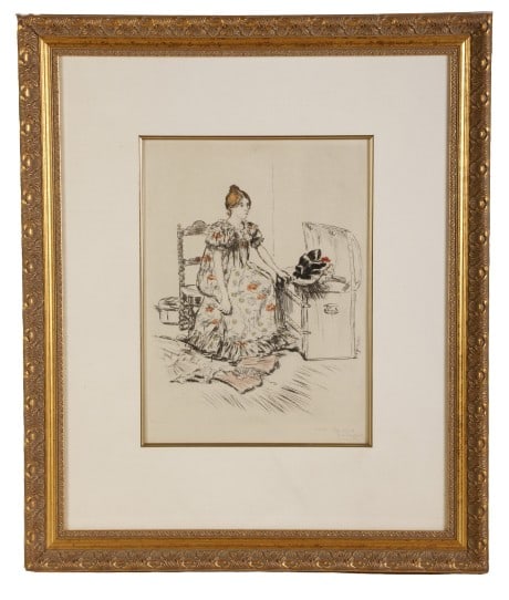 Jean-Francois Raffaelli "L'Actrice en Voyage" (1 of 4)