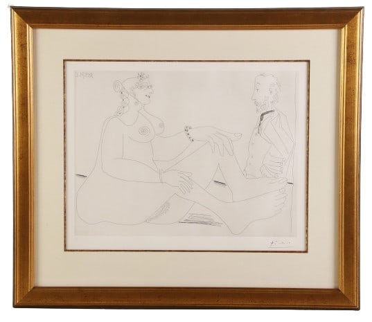 Pablo Picasso Etching "Fille au Bracelet" (1 of 4)