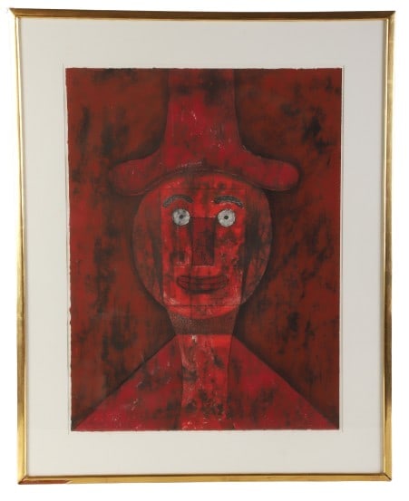 Rufino Tamayo Lithograph "Cabeza Roja" (1 of 4)