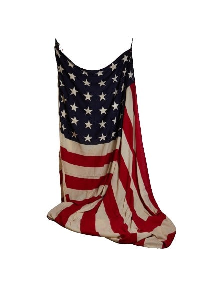 JA Joel & Co NY 45 Star US Flag (1 of 8)