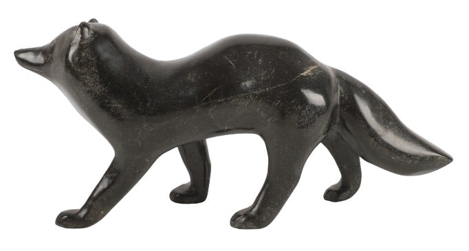 Henry Evaluardjuk Inuit fox sculpture (1 of 7)