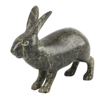 Henry Evaluardjuk Inuit rabbit sculpture (1 of 7)