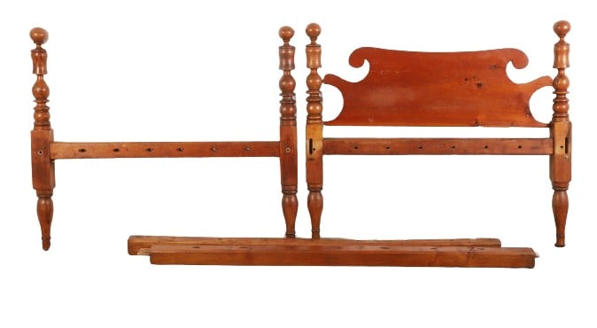 Sheraton pine rope bed (1 of 7)