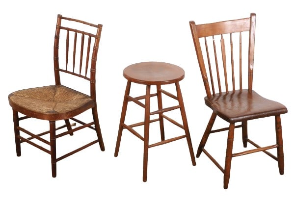 (2) side chairs and stool (1 of 5)