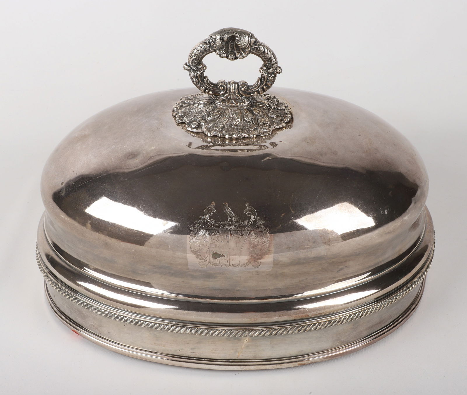 Silver plate meat dome (1 of 6)