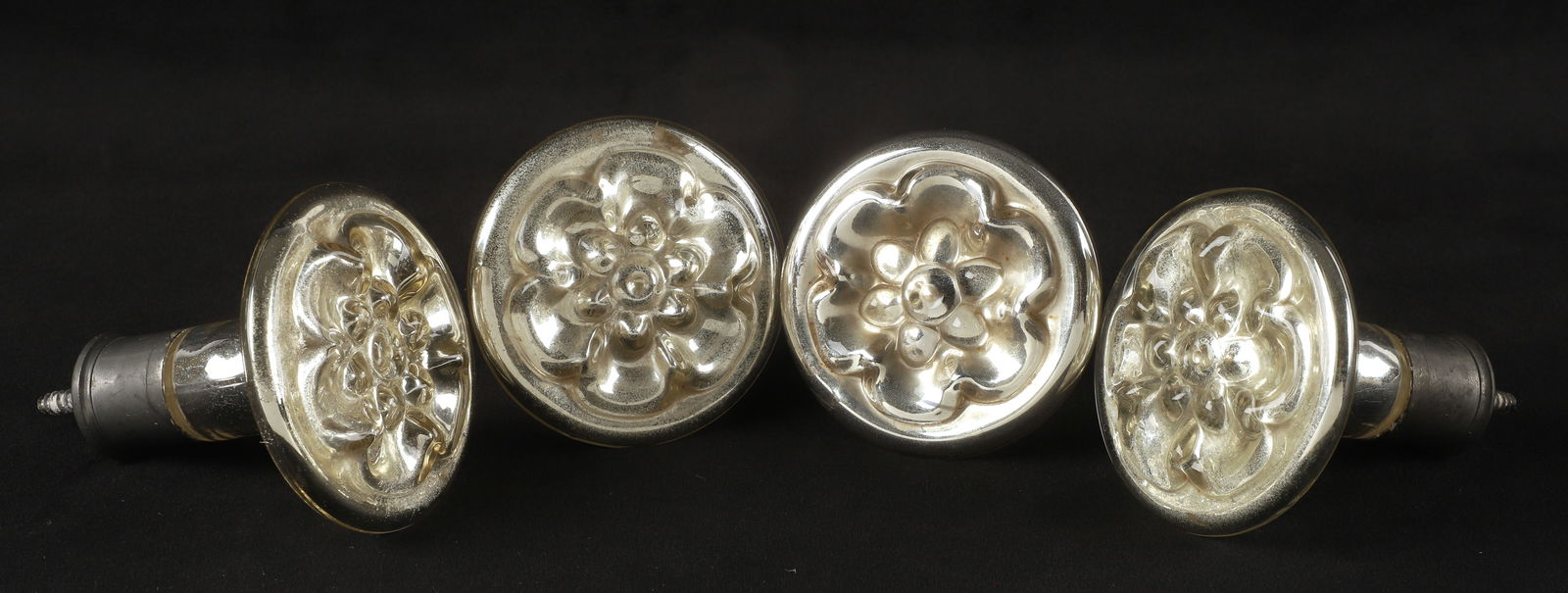 (4) Vintage mercury glass curtain tiebacks (1 of 3)