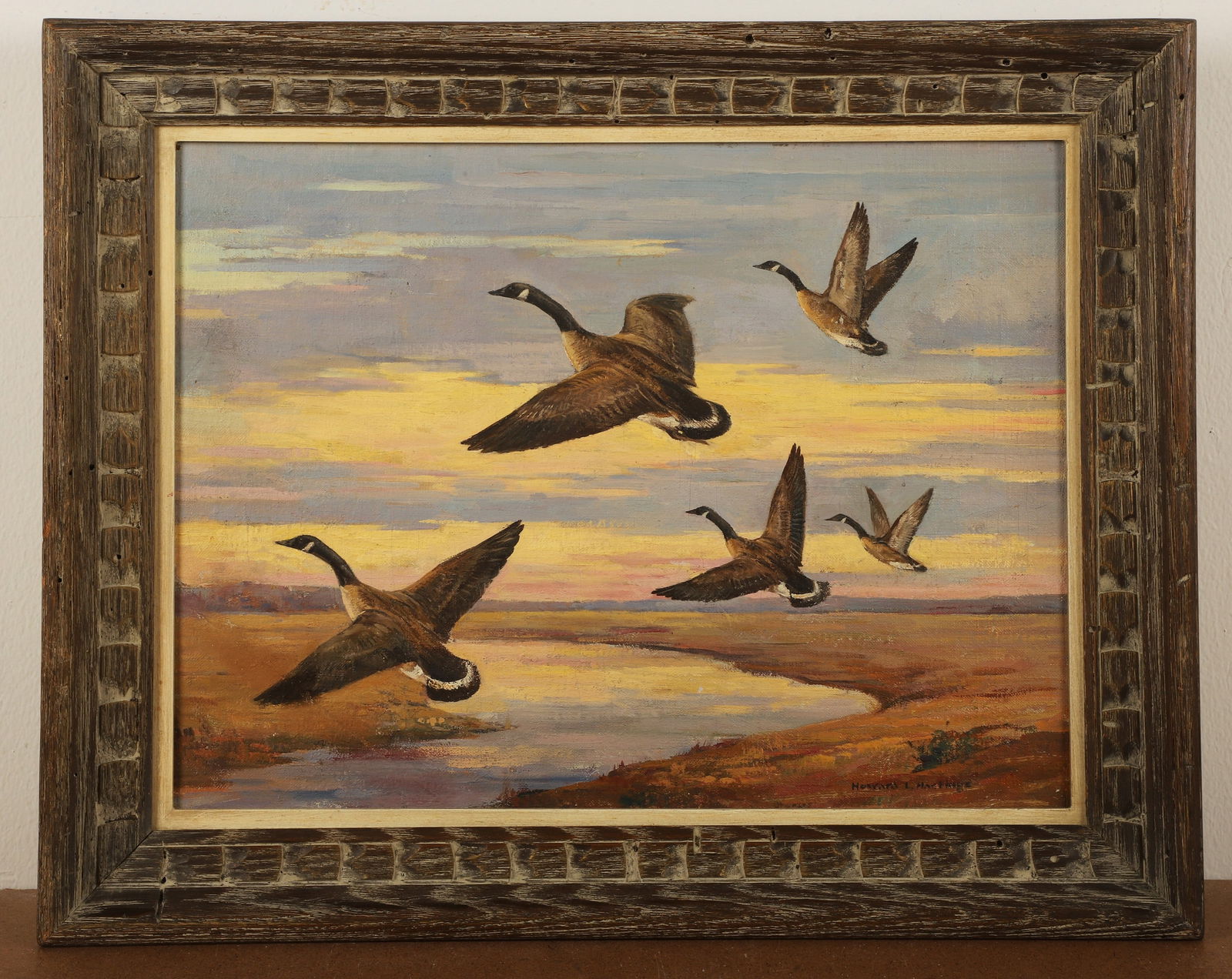 Howard L Hastings "Canada Geese" (1 of 4)