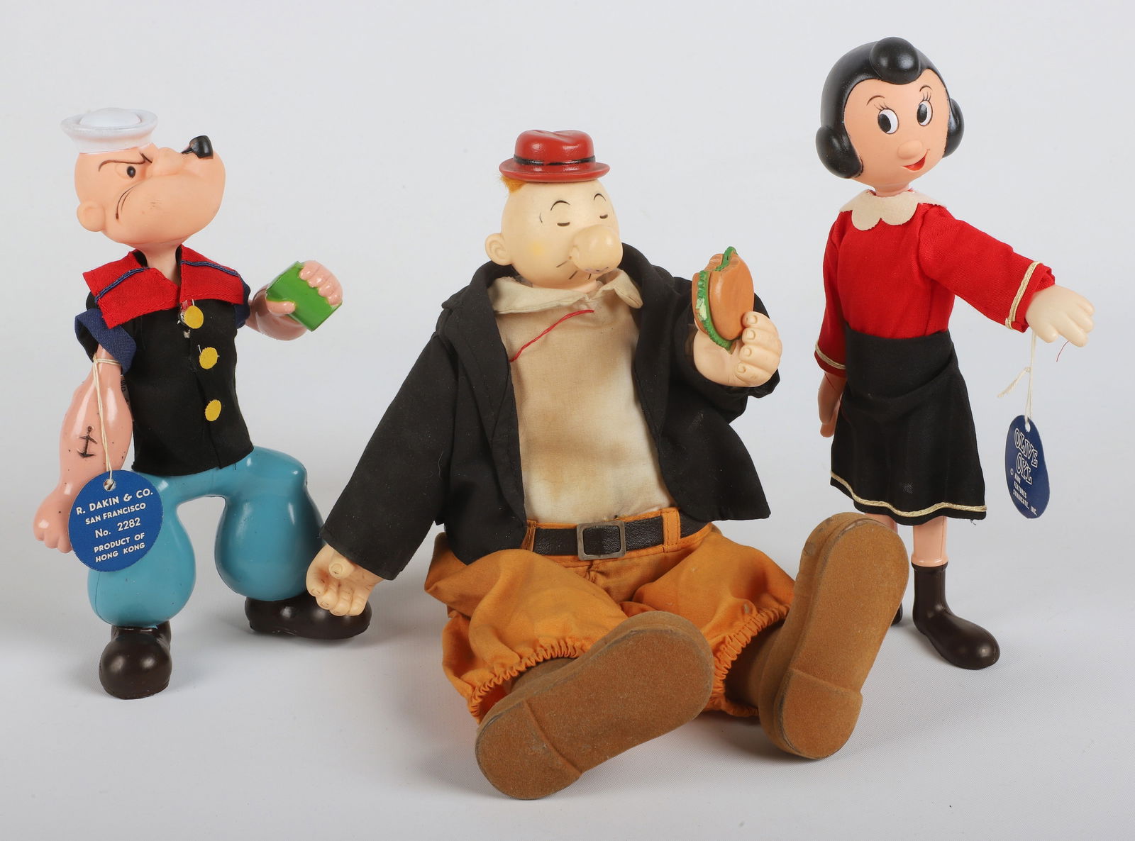 (3) King Features Syndicate Dakin Popeye figures (1 of 5)