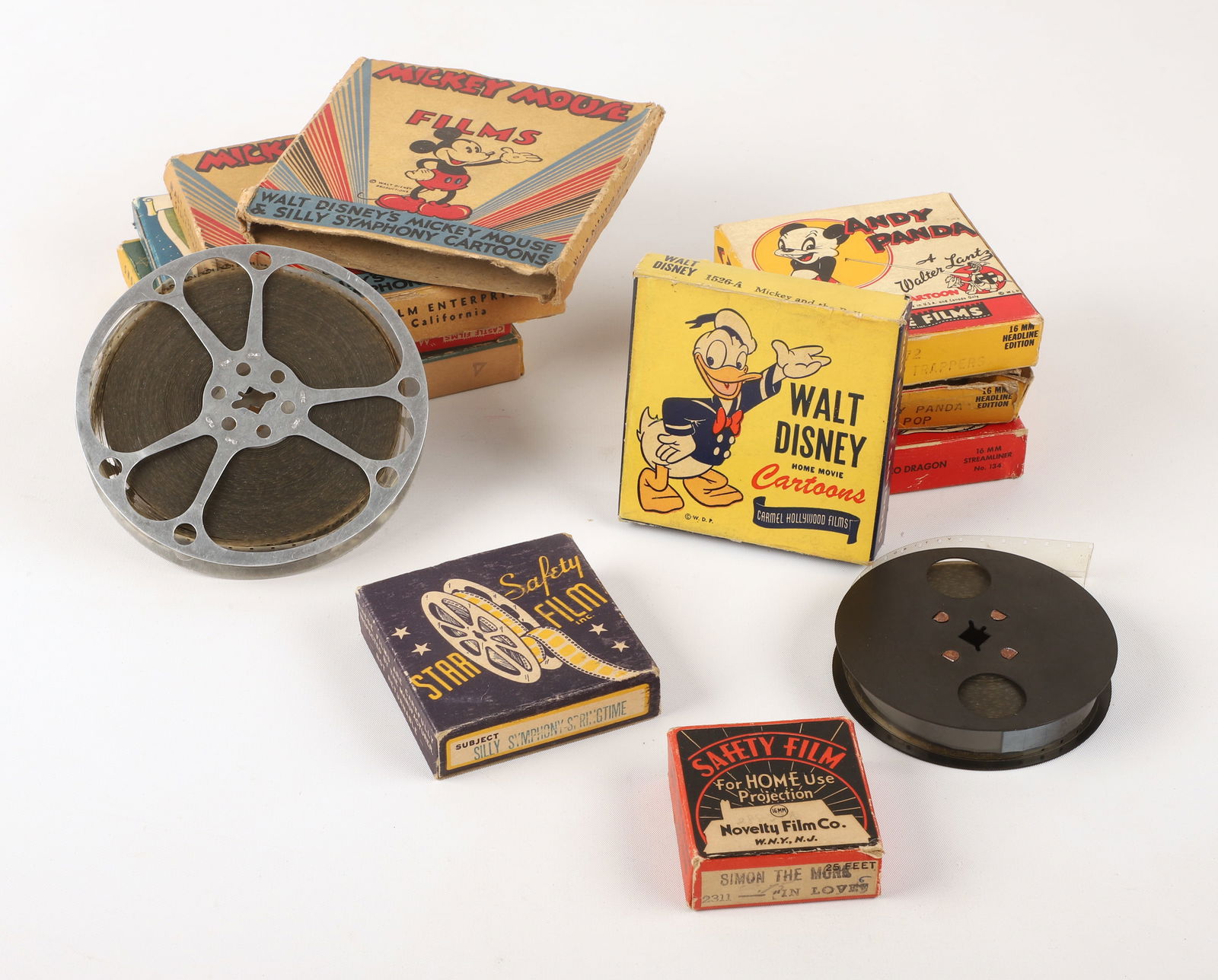 (10) 16mm projector cartoons including Disney (1 of 2)