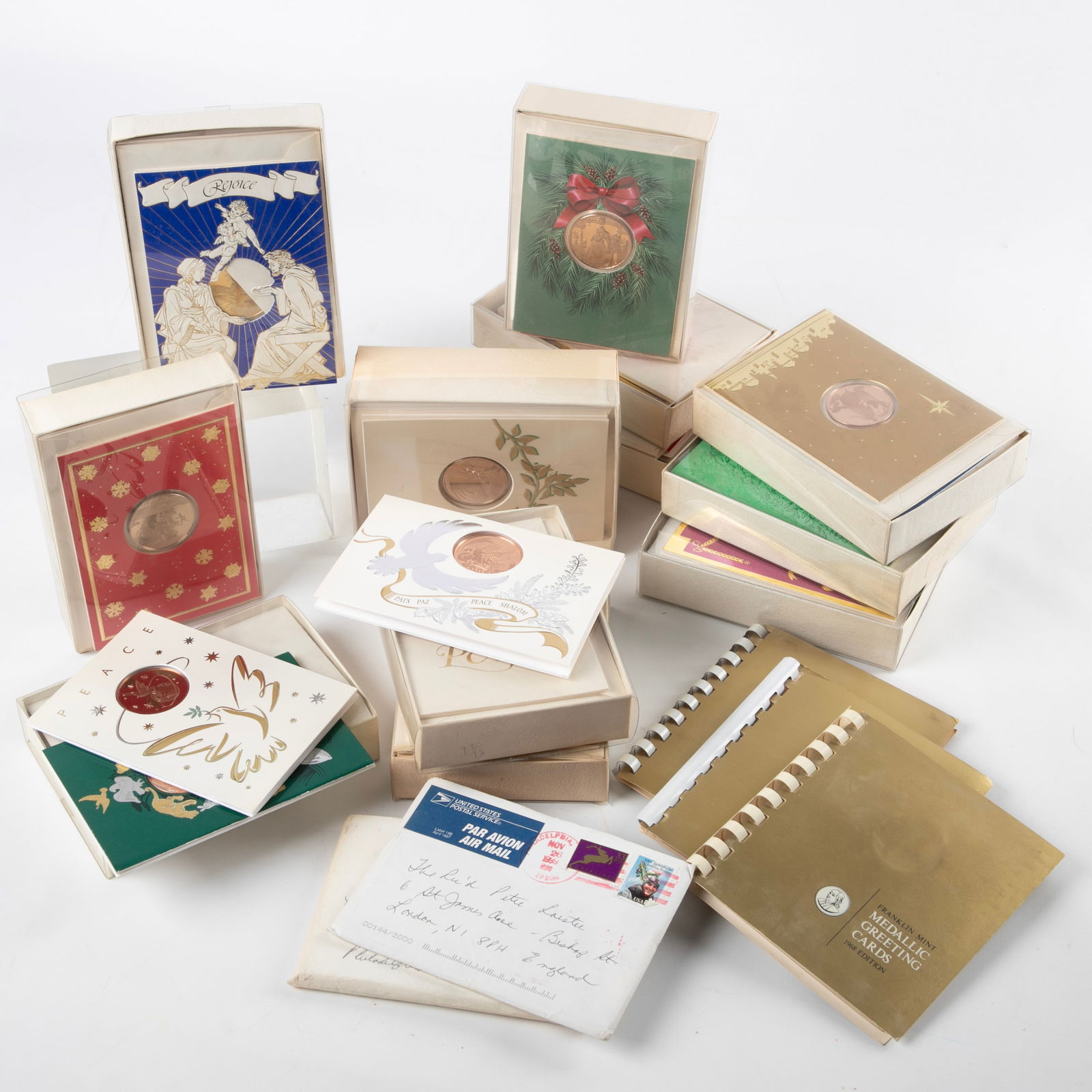 (70+/-) Franklin Mint Greeting Cards with coins (1 of 7)