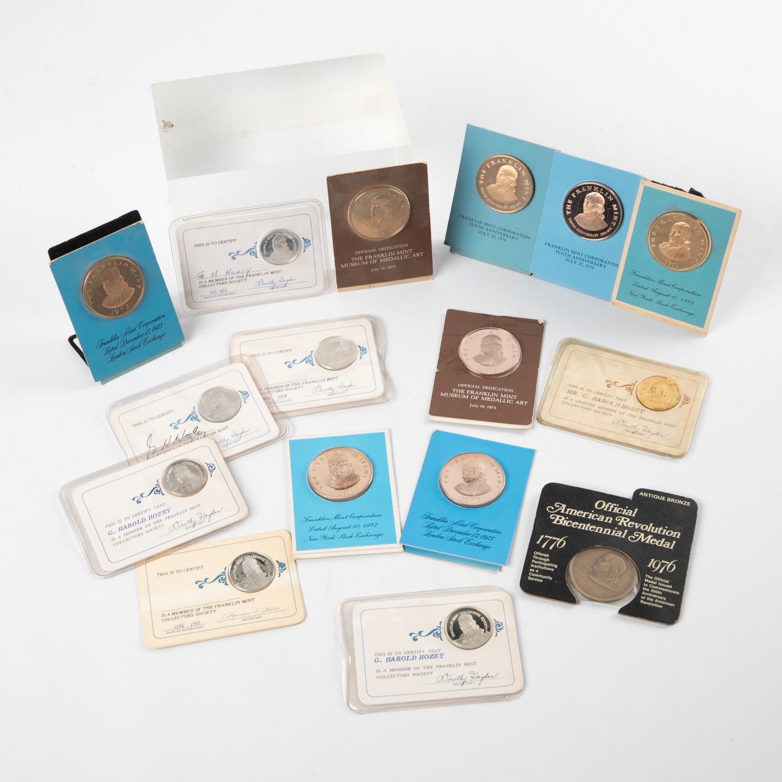 (15) Franklin Mint Collector Society coins (1 of 8)