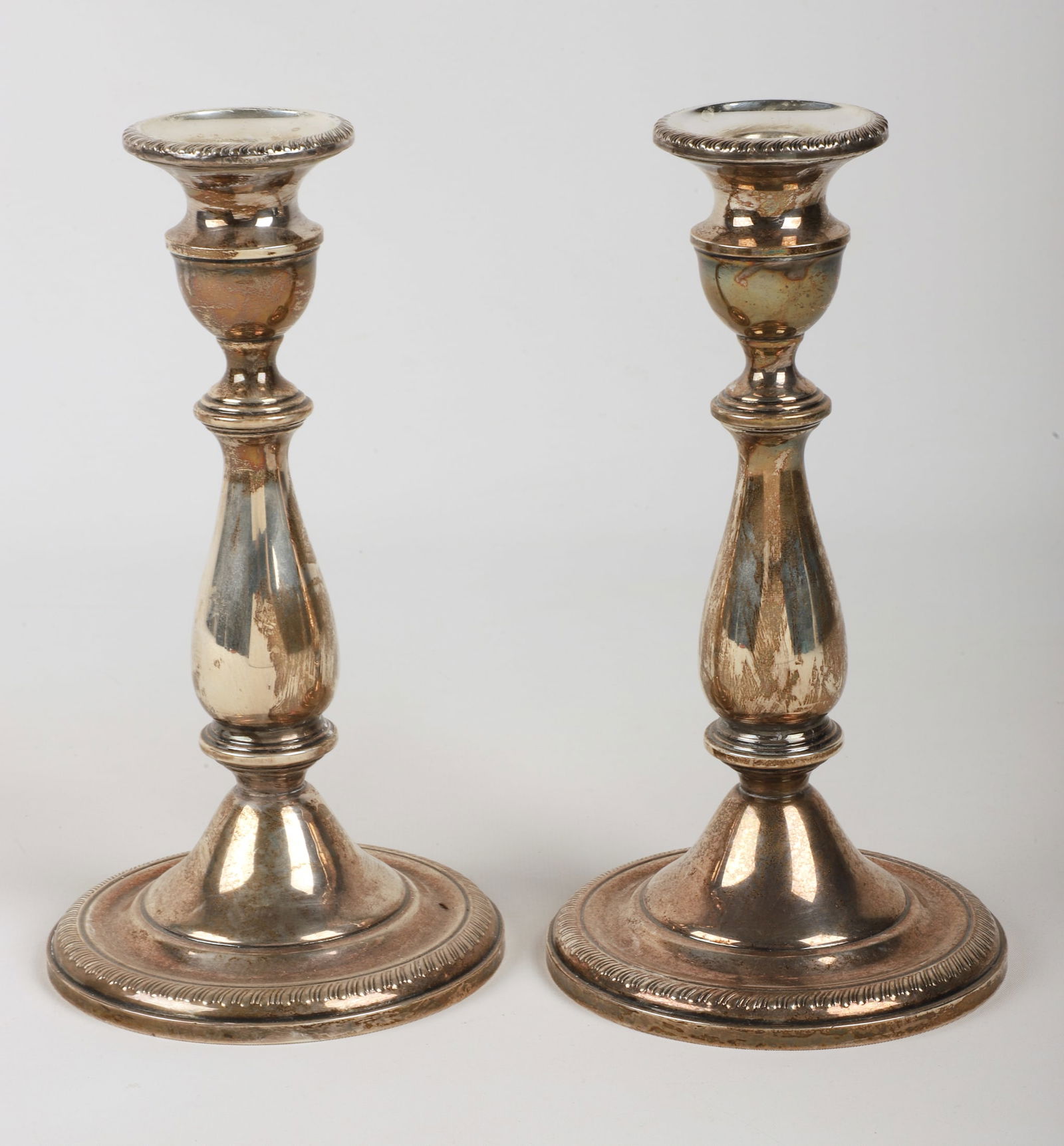 Pair of Mueck-Carey weighted sterling candlesticks (1 of 6)