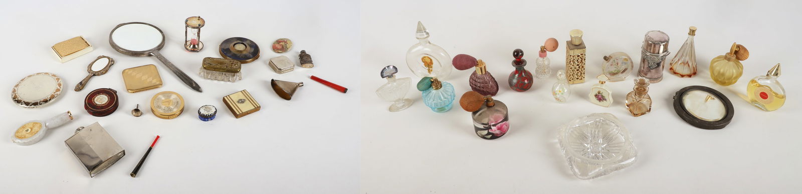 A Collection of Scent Bottles and Vanity Items (1 of 8)
