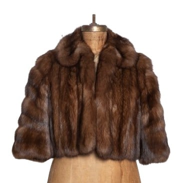 Long Haired Beaver Fur Coat and (2) Stoles (1 of 7)