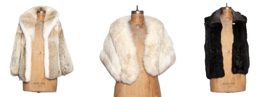(3) Fox and Possum Fur Coat, Stole and Vest (1 of 7)