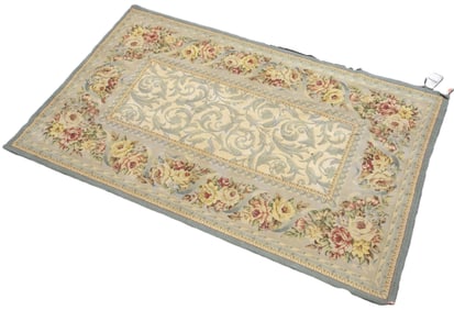 4'10" x 7'9" Needlepoint Rug