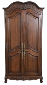 John Stuart oak armoire