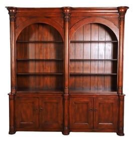 Benchmade custom Biedermeier hutch/bookcase