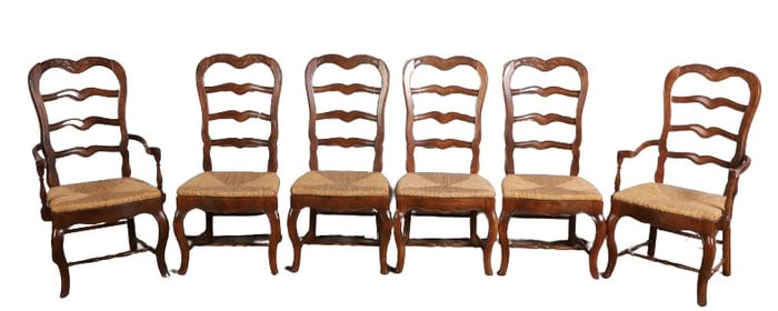 Lot of (6) dining chairs