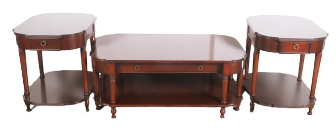 Lot of (3) Lane country living tables