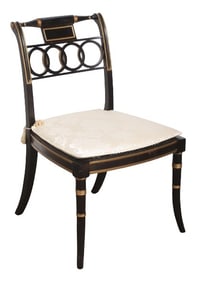 Baker Regency style side chair