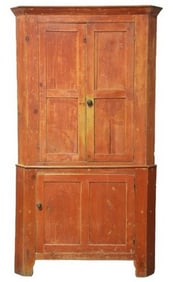 Softwood (2) piece corner cabinet