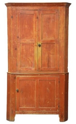 Softwood (2) piece corner cabinet (1 of 7)