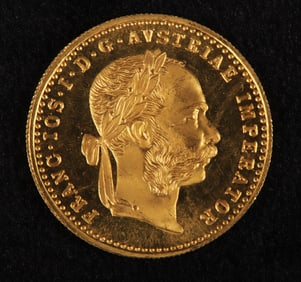 1915 Austrian 1 Ducat Restrike